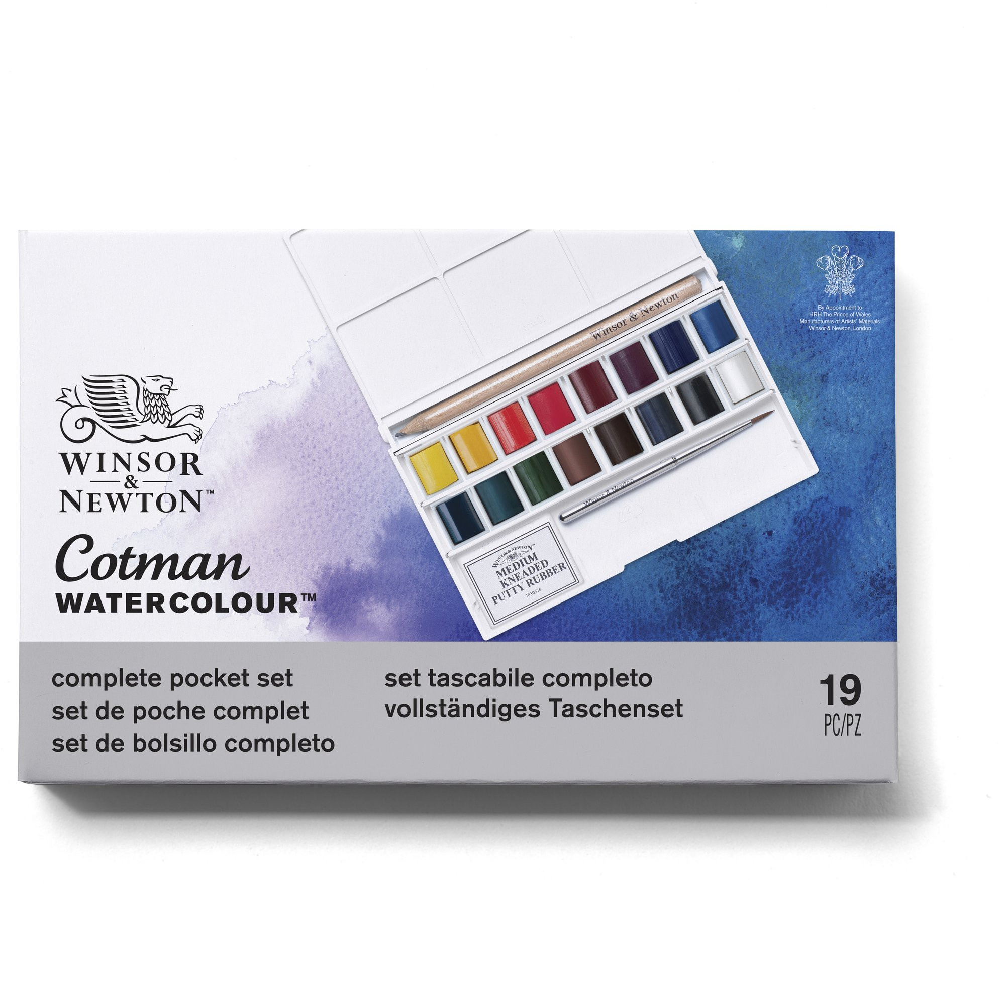 Farby akwarelowe Cotman Deluxe Winsor Newton 16 kolorów