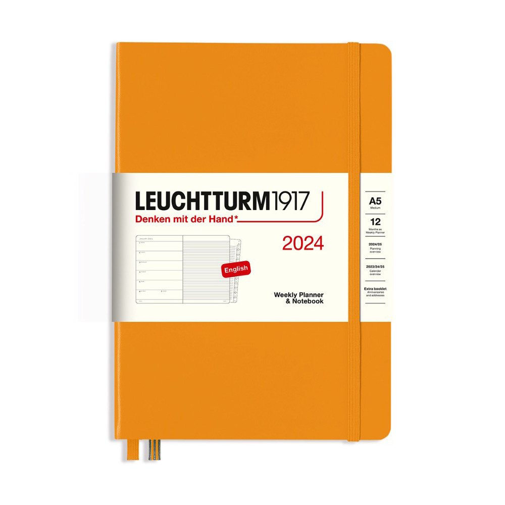 Planer Tygodniowy Z Notatnikiem 2024 Leuchtturm1917 Rising Sun A5