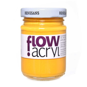 Farba akrylowa Flow Acryl Renesans 06 żółć ciemna 125 ml