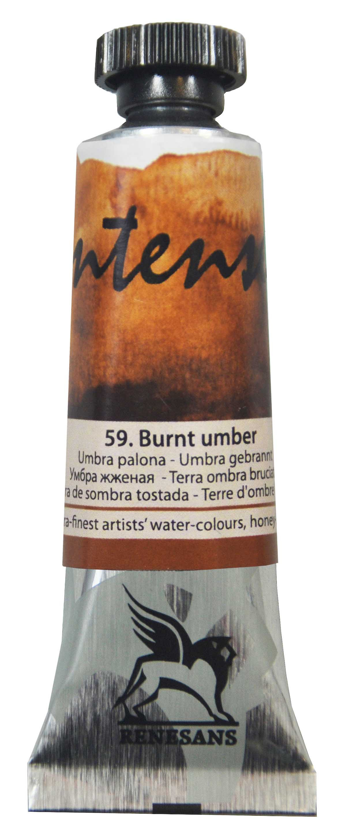 Farba Akwarelowa Intense Water Renesans Burnt Umber Ml