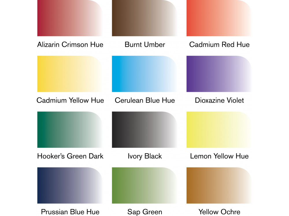 Zestaw Promarker Watercolor - Winsor & Newton - Basic, 12 szt.