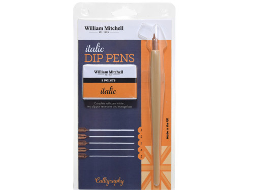 Zestaw do kaligrafii - William Mitchell - Italic Dip Pens