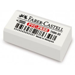 PVC free eraser - Faber-Castell - white, big