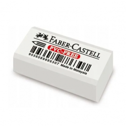 PVC free eraser - Faber-Castell - white, small