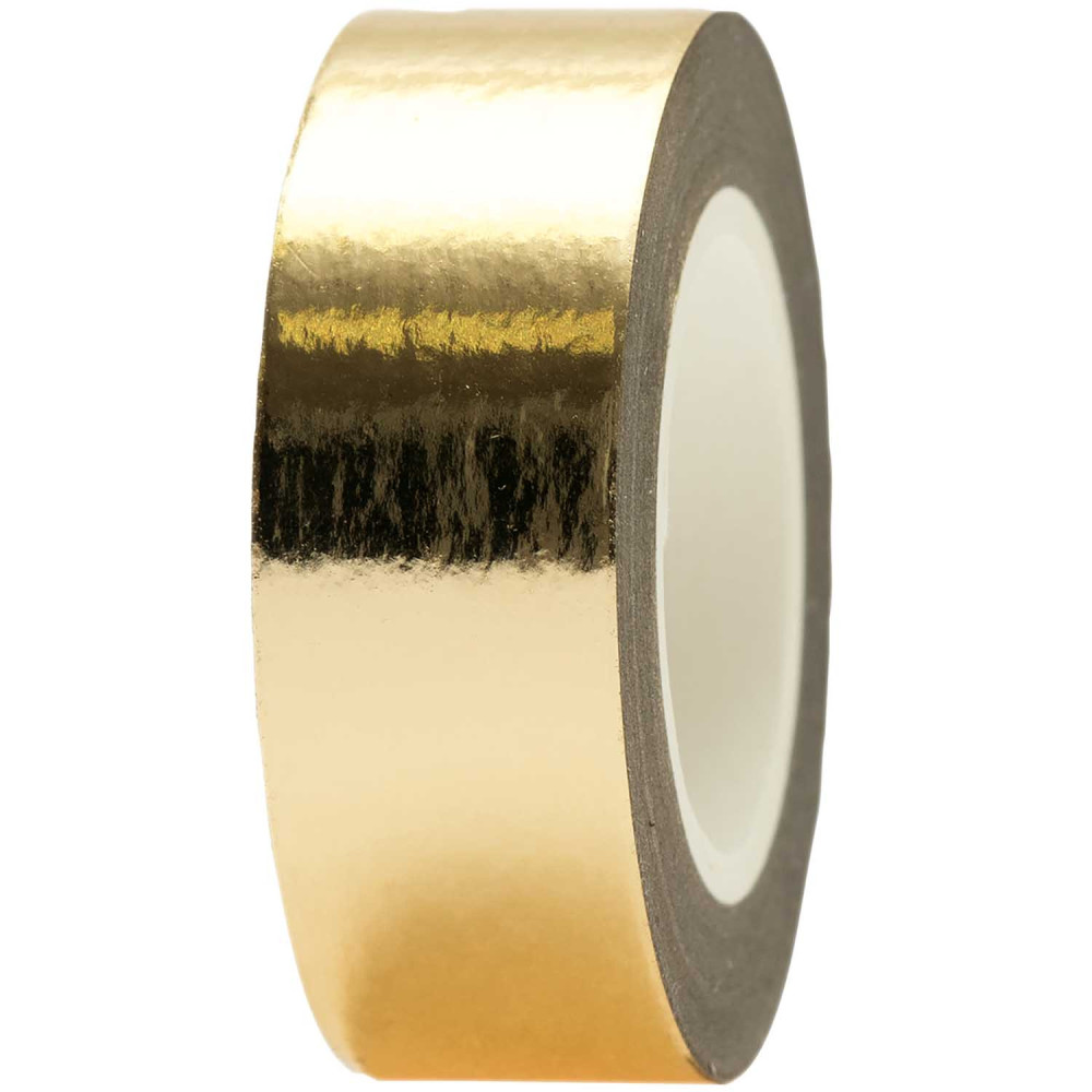 Metallic washi tape - Paper Poetry - Gold, 15 mm x 10 m