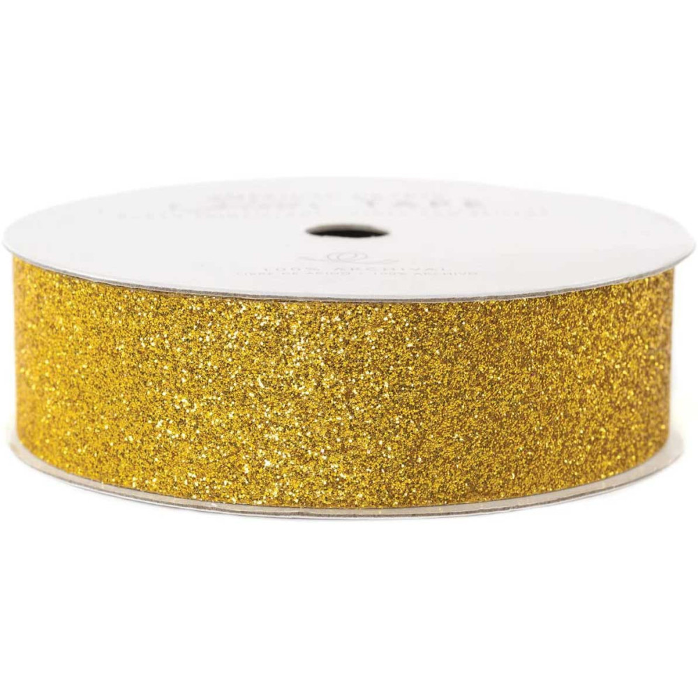 Glitter tape - American Crafts - Gold, 2,2 cm x 2,7 m