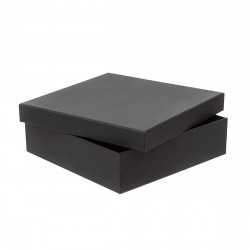 Pudełko tekturowe - DpCraft - czarne, 23,5 x 23,5 x 6,5 cm
