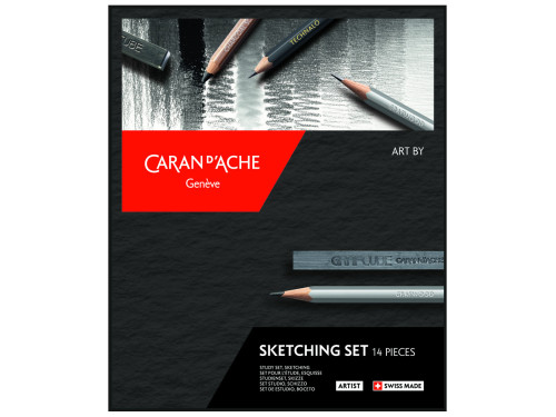 Zestaw do szkicowania Artist Sketching Set - Caran d'Ache - 14 szt.