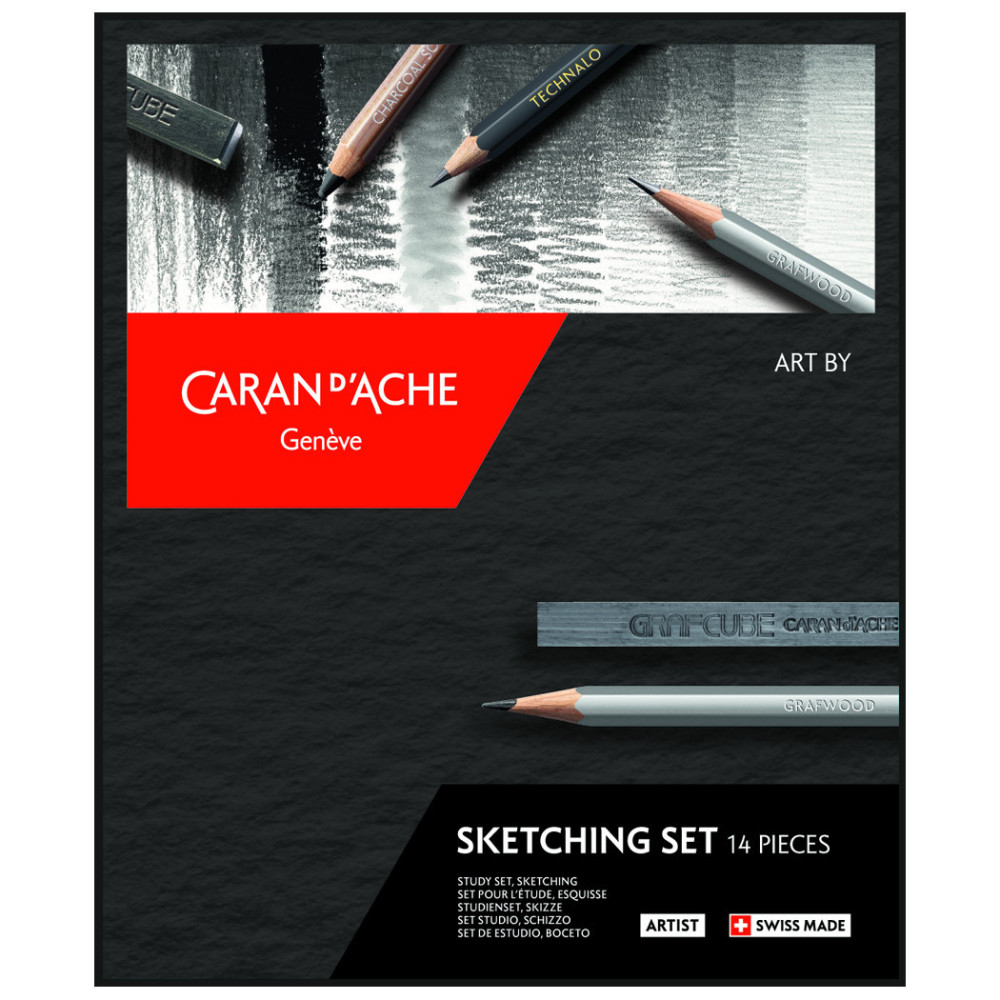 Caran d'Ache : Art by : Sketching Set of 14