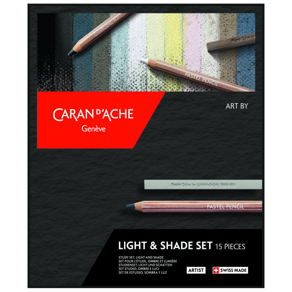 Light & Shade Sketching Art set - Caran d'Ache - 15 pcs.