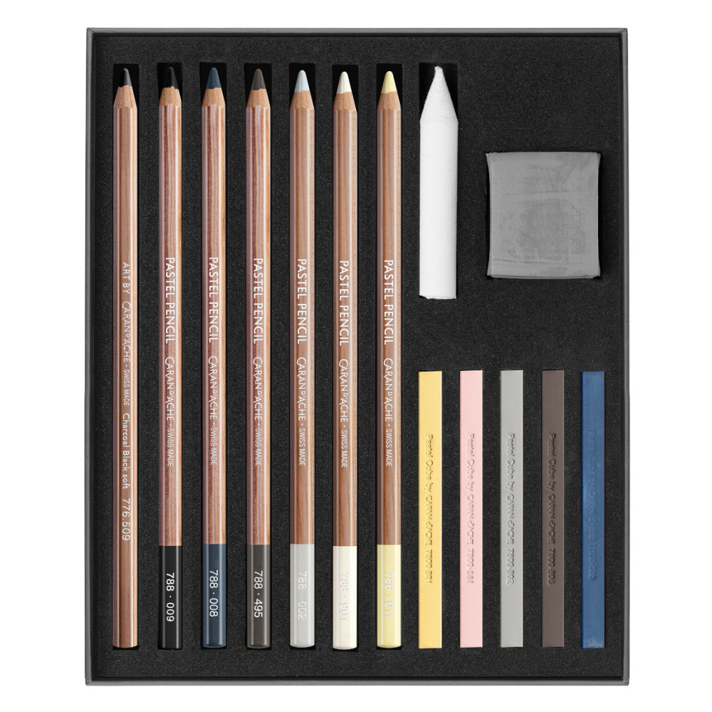 Zestaw do szkicowania Artist Light & Shade - Caran d'Ache - 15 szt.