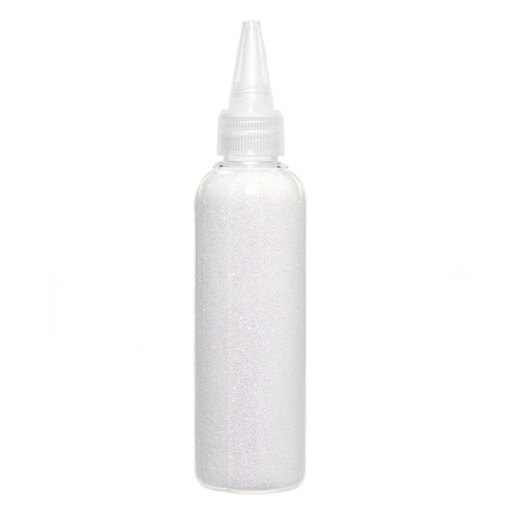 Glitter powder in bottle - opalescent, 80 g