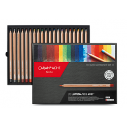 Zestaw kredek ołówkowych Luminance - Caran d'Ache - 20 kolorów