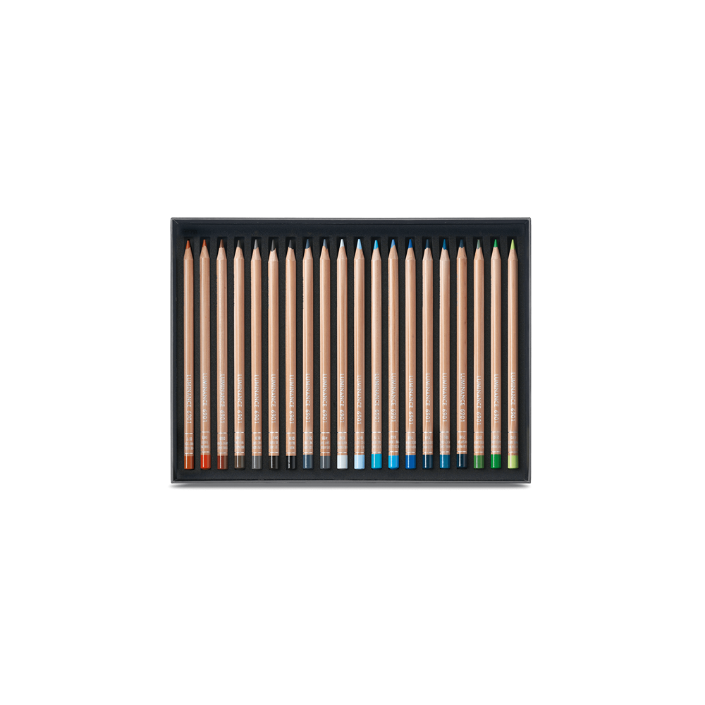 Set of Luminance pencils - Caran d'Ache - 40 colors