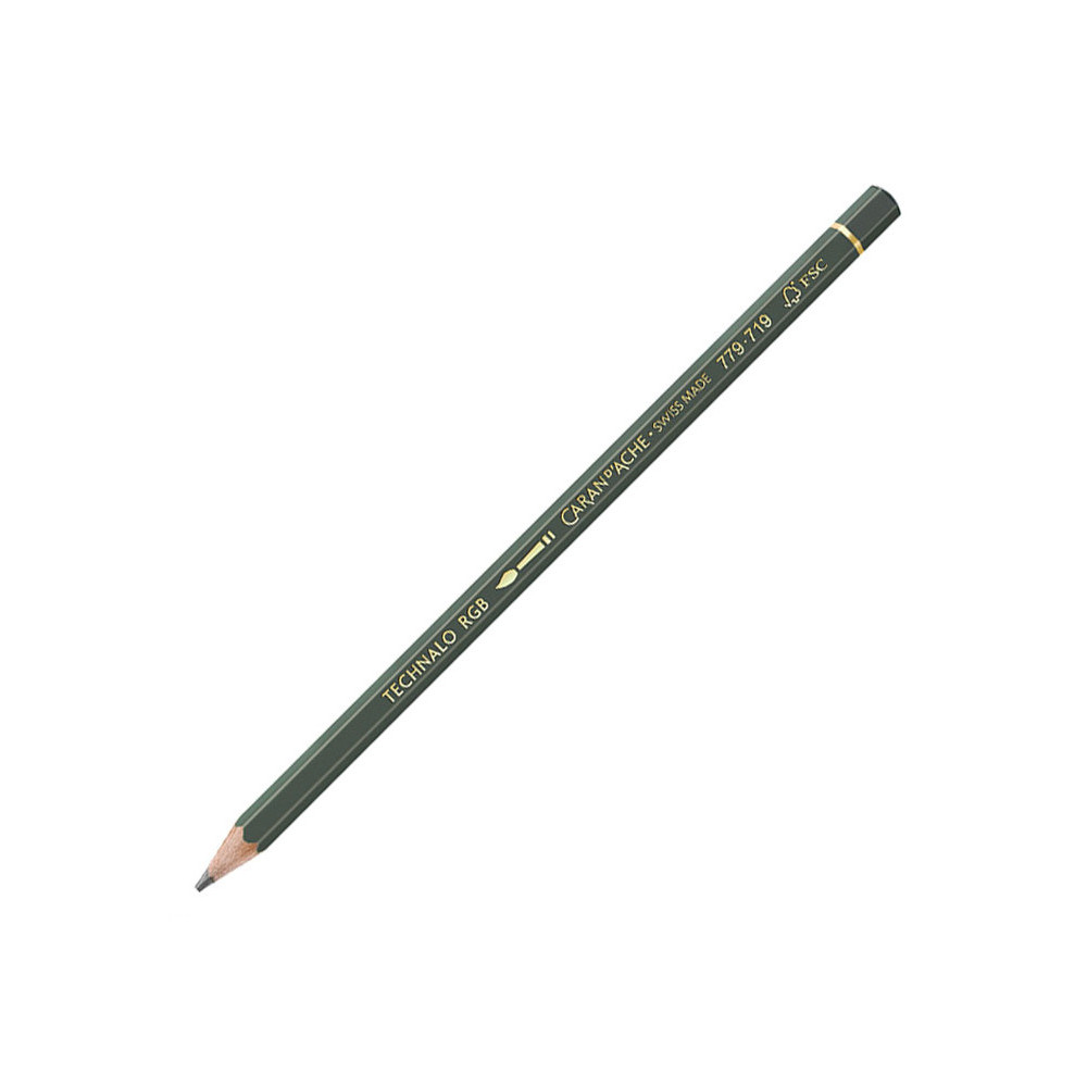 Ołówek akwarelowy Technalo - Caran d'Ache - zielony