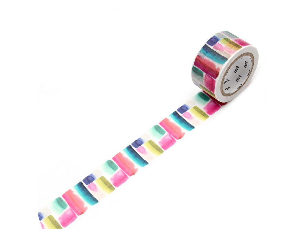 Taśma papierowa washi - MT Masking Tape - Bluebellgray Muralla, 7 m