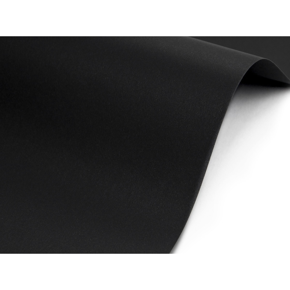 Papier Sirio Color 210g - Black, czarny, A4, 20 ark.