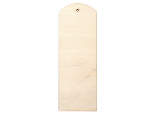 Wooden bookmark with hole - Simply Crafting - 5 x 15 cm