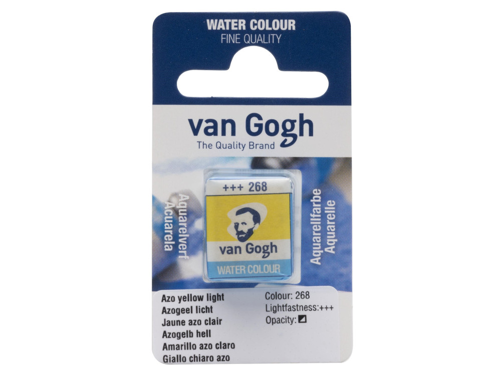 Watercolor pan paint - Van Gogh - Azo Yellow Light