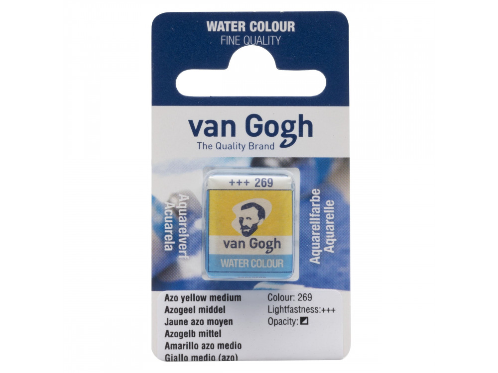 Watercolor pan paint - Van Gogh - Azo Yellow Medium