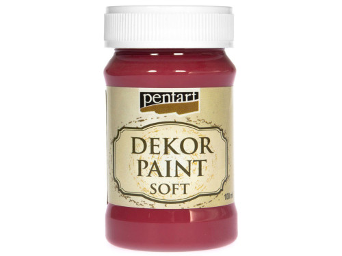 Chalk paint - Pentart - cardinal-red, 100 ml