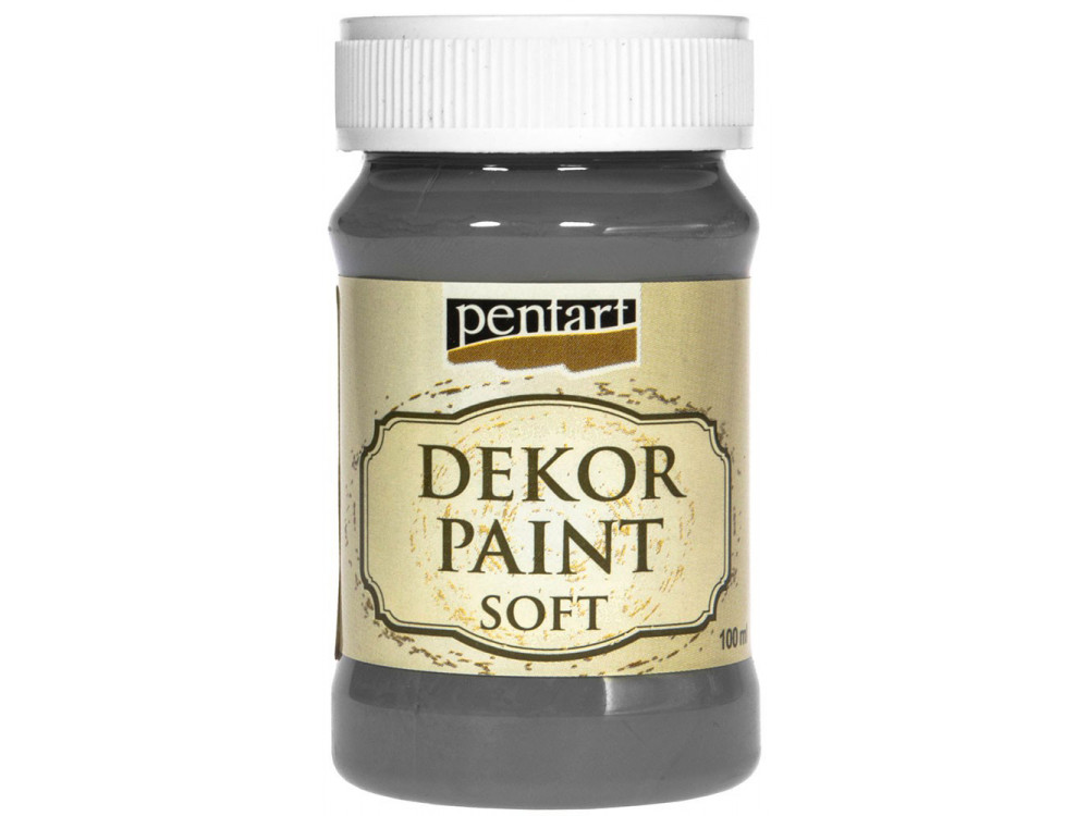 Farba kredowa - Pentart - grafitowy, 100 ml