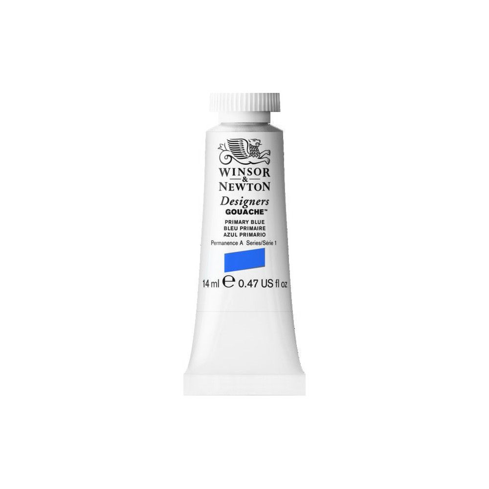 Farba gwasz Designers Gouache - Winsor & Newton - Primary Blue, 14 ml