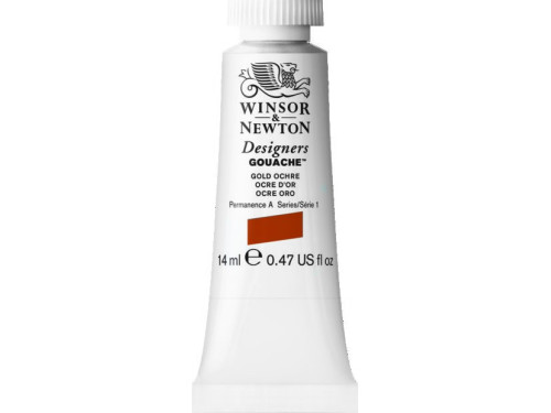 Farba gwasz Designers Gouache - Winsor & Newton - Gold Ochre, 14 ml