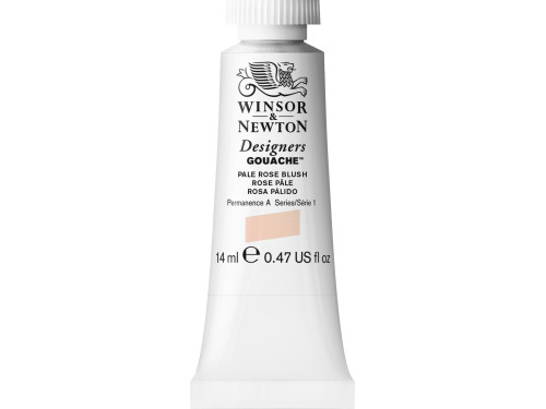 Farba gwasz Designers Gouache - Winsor & Newton - Pale Rose Blush, 14 ml