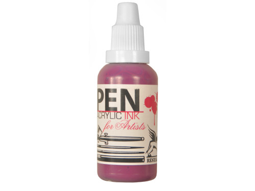 Pen acrilic ink - Renesans - magenta, 35 ml