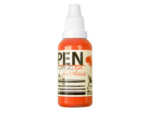 Tusz akrylowy - Renesans - pomarańczowy, 35 ml