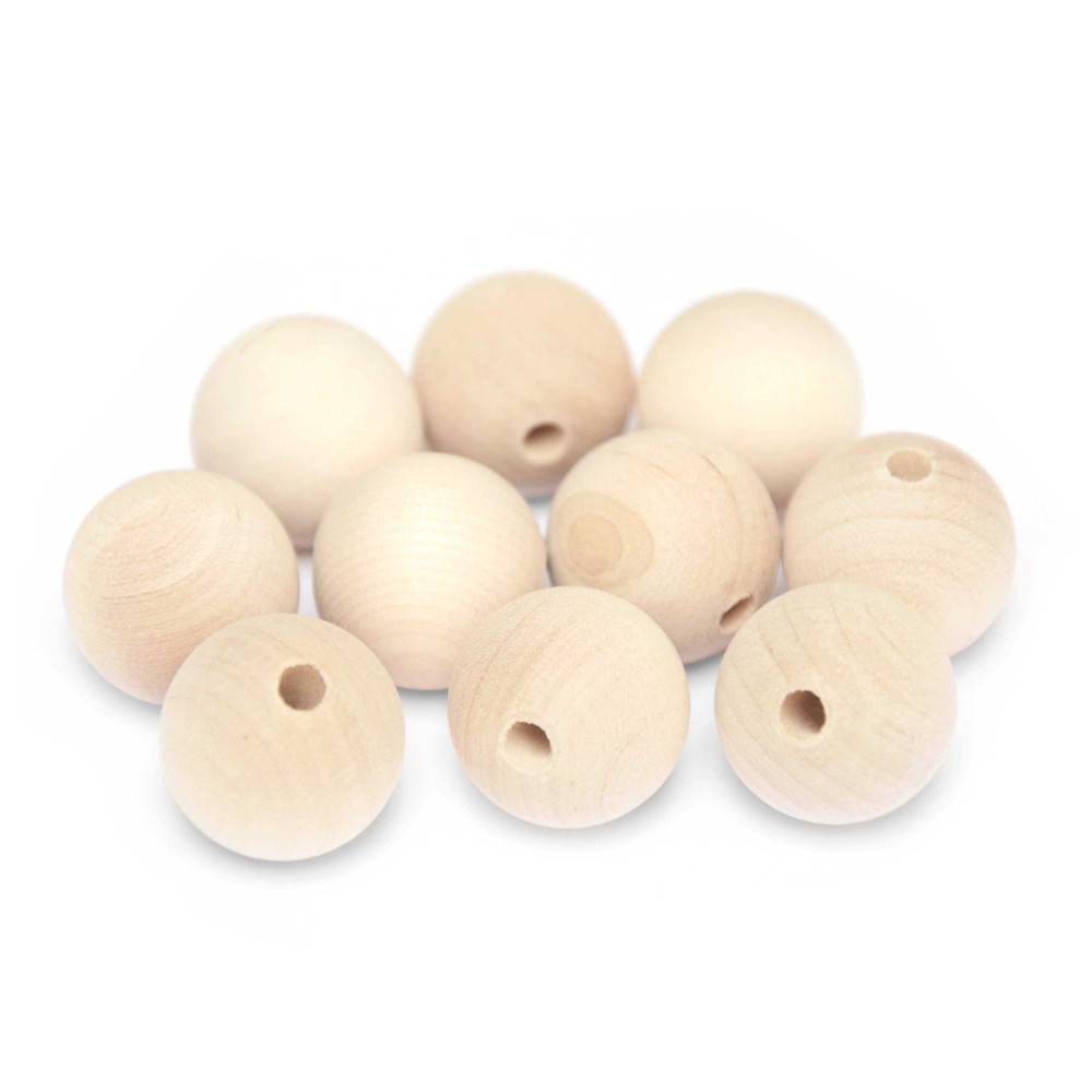 Wooden buttons, 15 mm, Relief and dashed, 20 pcs