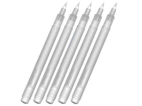 Zestaw pisaków do napełniania tuszem Karappo Brush Pen - Kuretake - 5 szt.