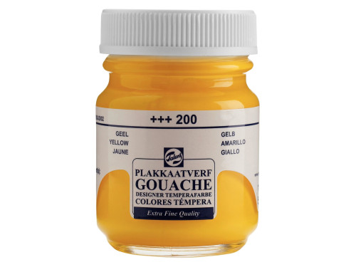 Gouache Extra Fine paint in a bottle - Talens - Yellow, 50 ml