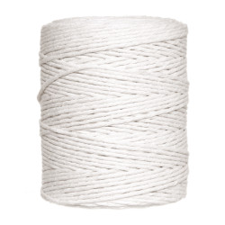 Cotton cord for macrames - natural, light beige, 2 mm, 250 g, 150 m