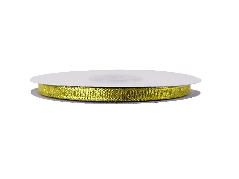 Glitter Ribbon 6 mm 32 m Gold