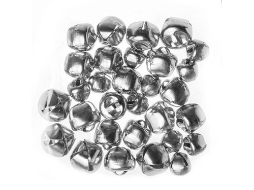Craft Bells - DpCraft - silver, 30 pcs.