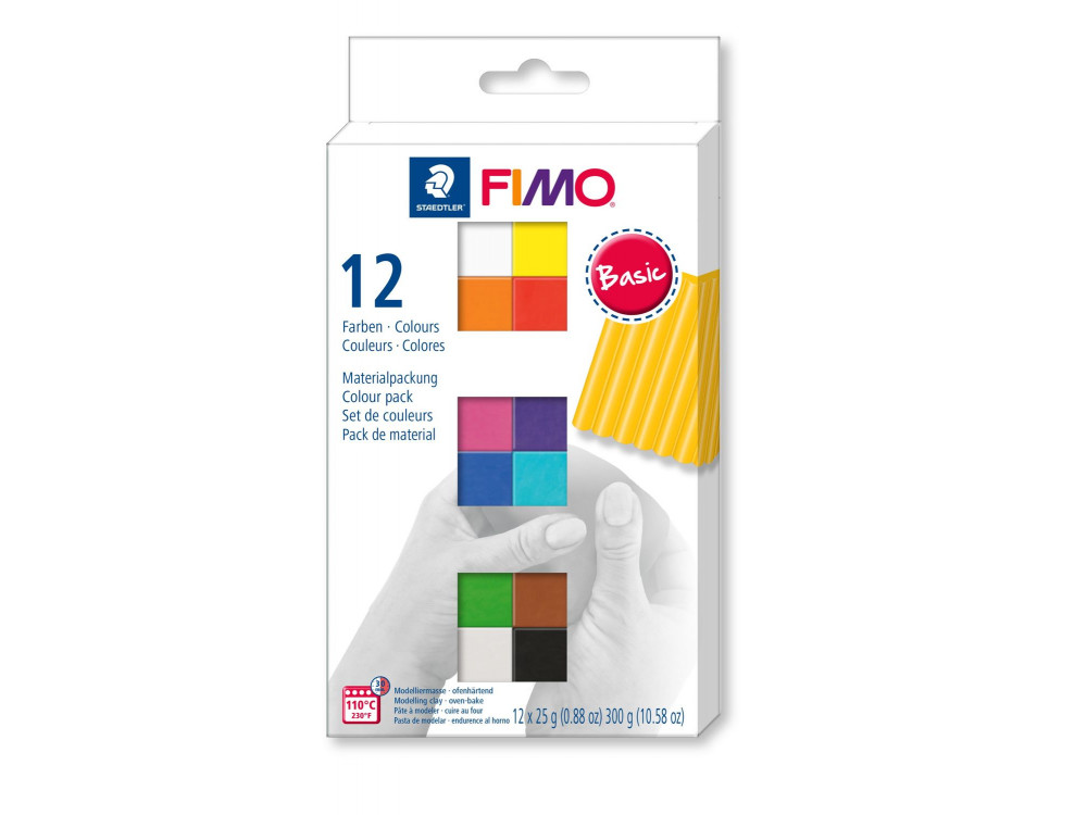 Set of Fimo Soft modelling clay - Staedtler - 12 colors