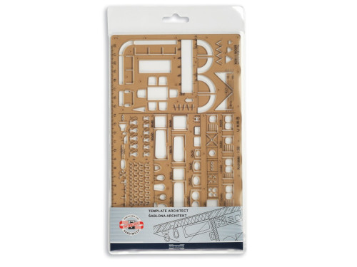 Architect transparent template - Koh-I-Noor - 14,8 x 24,6 cm