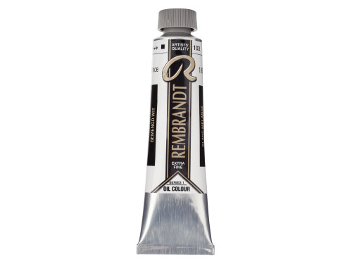 Oil paint in tube - Rembrandt - Mixed White, 40 ml