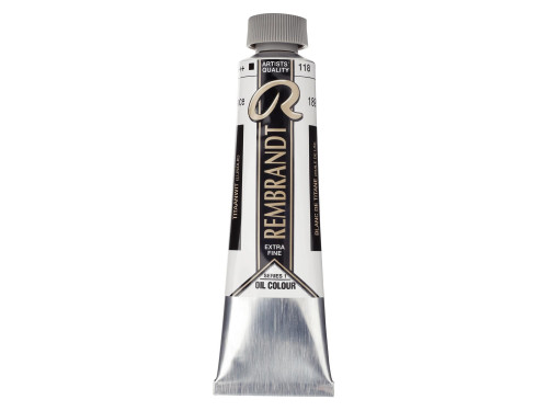 Farba olejna - Rembrandt - Titanium White 2, 40 ml