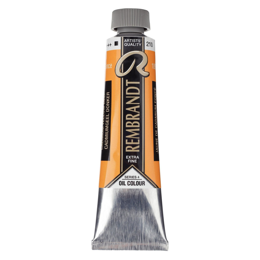 Oil paint in tube - Rembrandt - Cadmium Yellow Deep, 40 ml