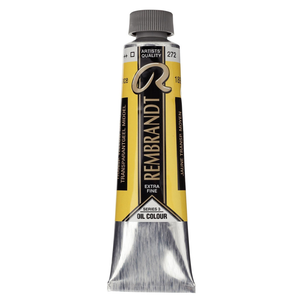 Oil paint in tube - Rembrandt - Transparent Yellow Medium, 40 ml