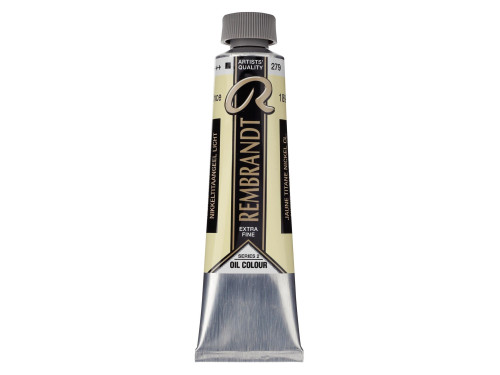 Oil paint in tube - Rembrandt - Nickel Titanium Yellow Light, 40 ml