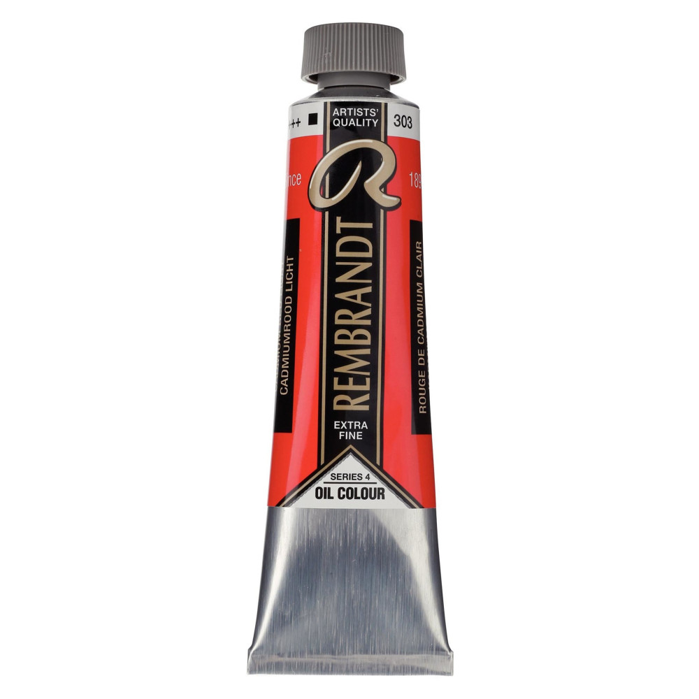 Oil paint in tube - Rembrandt - Cadmium Red Light, 40 ml