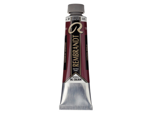 Oil paint in tube - Rembrandt - Burnt Carmine, 40 ml