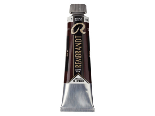Oil paint in tube - Rembrandt - Sepia, 40 ml