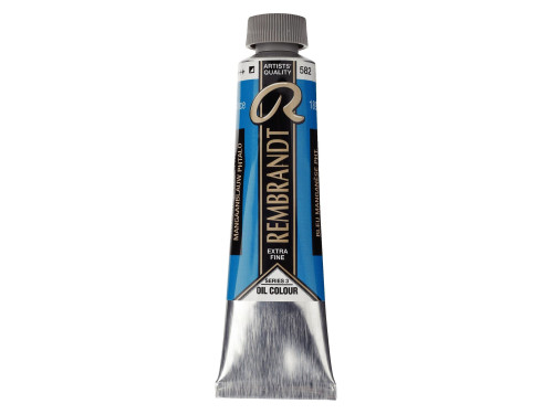 Oil paint in tube - Rembrandt - Manganese Blue Phthalo, 40 ml