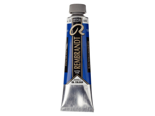 Oil paint in tube - Rembrandt - Phthalo Blue Reddish, 40 ml