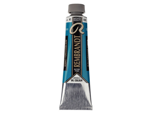 Oil paint in tube - Rembrandt - Cobalt Turquoise Blue, 40 ml